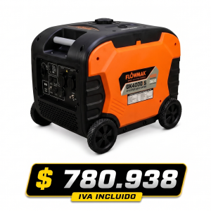 GENERADOR FLOWMAK GASOLI GK4000iS INVE 220V 3600W