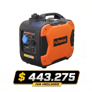 GENERADOR FLOWMAK GASOLI GK2000iS INVE 220V 1800W