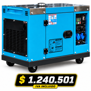 GENERADOR DIESEL MONO EGD8500E - 6,5 KW - HYLUX