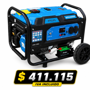 GENERADOR MONO EGG3800E - 2,8 KVA GASOLINA - HYLUX
