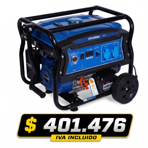 Generador Hyundai Gasolina 2,5/2,8 Kw/Kva Partida eléctrica monofásico Abierto