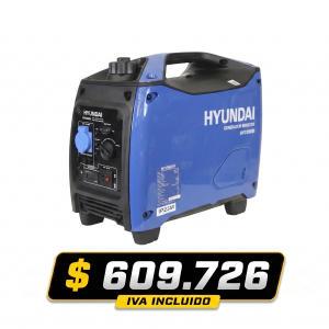 Generador Inverter digital Hyundai gasolina 1,6/2,0 kw Partida manual