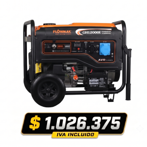 GENERADOR FLOWMAK GASOLINA GH12000E 220VPE