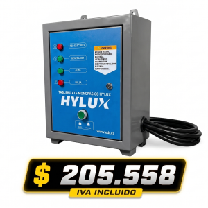 CAJA ATS PARA EGG8500E Y EGG9500E - CABLE 8 M - HYLUX