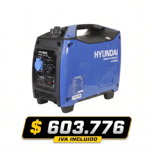 Generador Inverter digital Hyundai gasolina 2,2/2,75 kw Partida manual