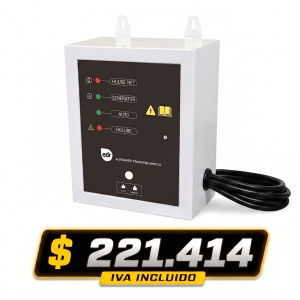 CAJA ATS PARA EGD15000E DIESEL - CABLE 8 M - HYLUX