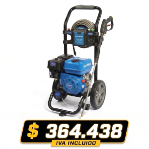 Hidrolavadora Hyundai 5 HP gasolina 186 bar (2.700 psi)
